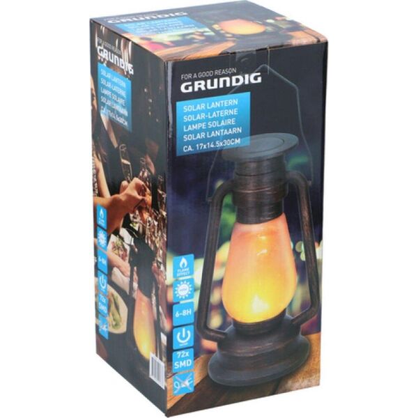 Oprawa schodowa Grundig LAMPA SOLARNA RETRO TAŃCZĄCE PŁOMYKI 54 LED SMD