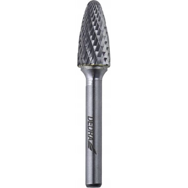 Dedra Frez trzpieniowy ostroł.zaokrąg.F12x25mm, trzpień 6mm