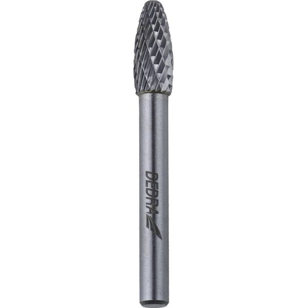 Dedra Frez trzpieniowy ostroł.zaokrąg.F10x20mm, trzpień 6mm
