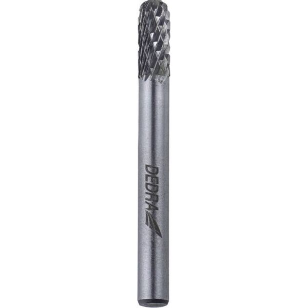 Dedra Frez trzpieniowy walcowy zaokrąglony C6x16mm, trzpień 6mm