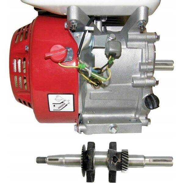 Geko Wał korbowy do silnika spalinowego 6,5HP (G80250)