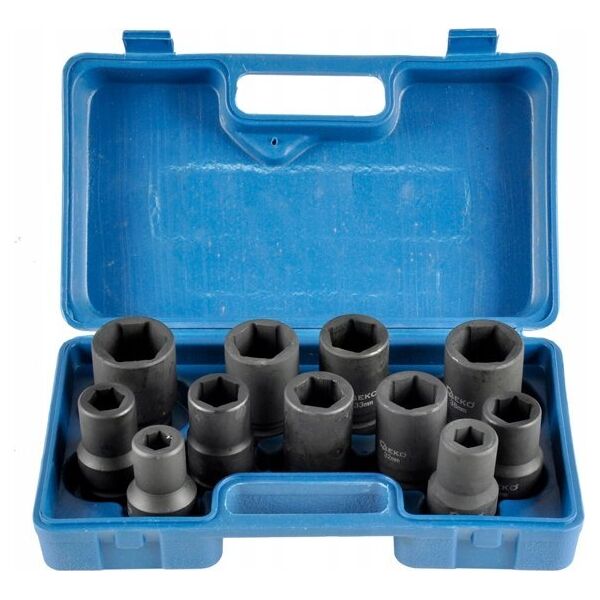 Geko Kpl. nasadek udarowych 1" do klucza przekł. 11el/17-41mm(3)
