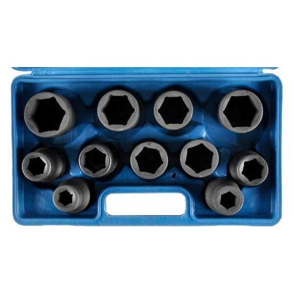 Geko Kpl. nasadek udarowych 1" do klucza przekł. 11el/17-41mm(3)