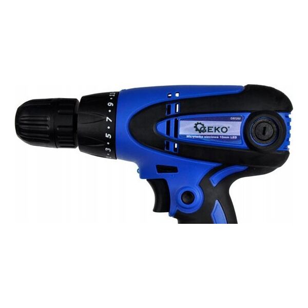 Wiertarka Geko Wkrętarka sieciowa 230V 10mm LED/ GEKO (10)