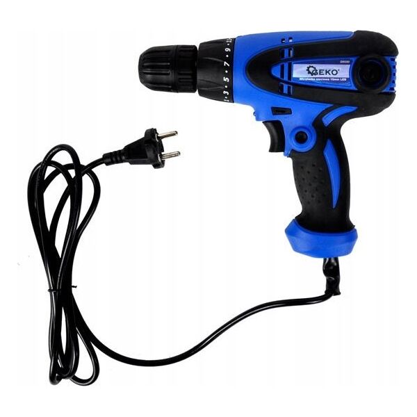 Wiertarka Geko Wkrętarka sieciowa 230V 10mm LED/ GEKO (10)