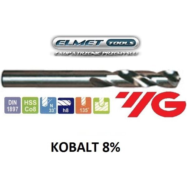 Wiertło Geko Wiertło kobaltowe HSS do metalu 12 mm (5/105)