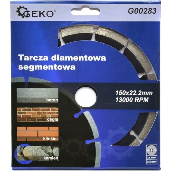 Geko Tarcza diamentowa segmentowa 150mmx22,2mm (50)