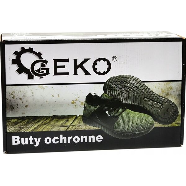 Geko Buty ochronne model nr 10 zielone S1P - r. 45 (5)