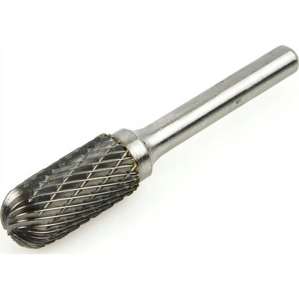Geko Frez-pilnik do metalu 12x25mm trzpień 6mm (walcowy z zaokrągloną główką) (200/300)
