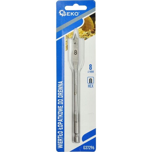 Wiertło Geko Wiertło łopatkowe do drewna 8x152mm HEX (20/200)