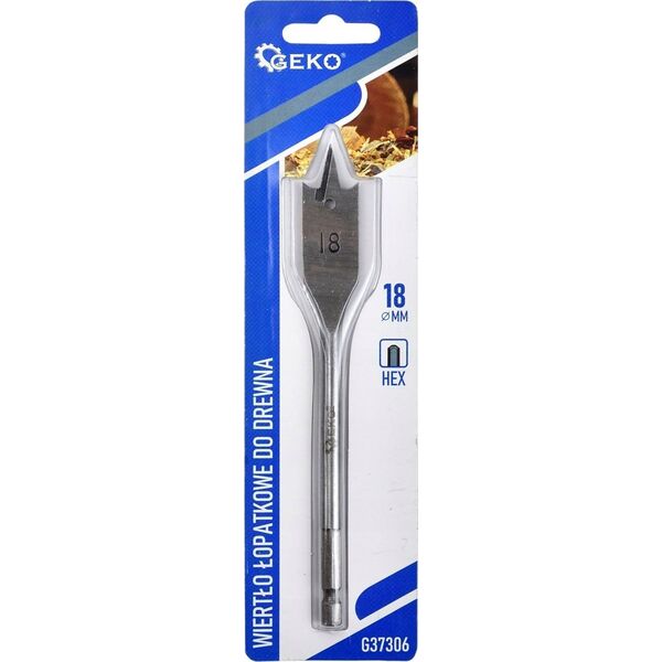 Wiertło Geko Wiertło łopatkowe do drewna 18x152mm HEX (20/200)