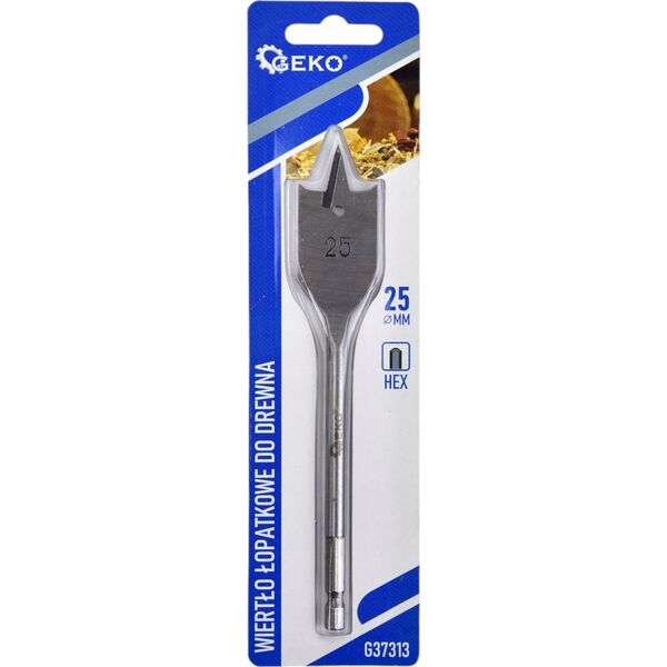 Wiertło Geko Wiertło łopatkowe do drewna 25x152mm HEX (20/200)