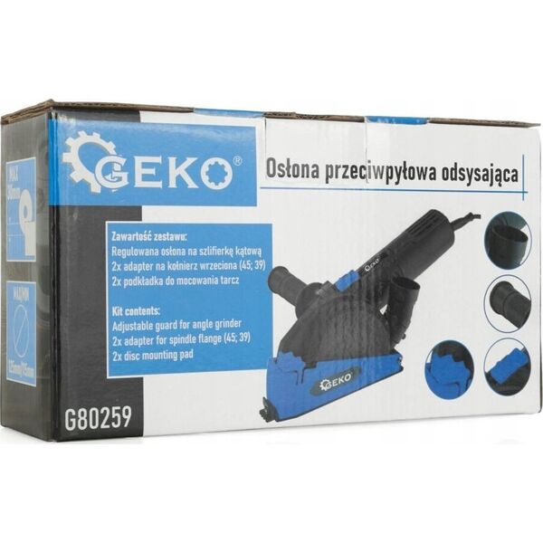 Geko Osłona przeciwpyłowa odsysająca - 125mm/115mm (20)