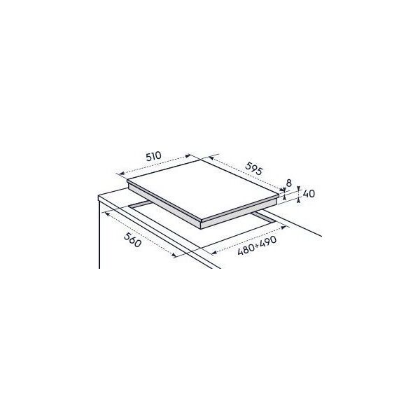 Płyta grzewcza Electrolux Gas hob Electrolux KGS6424SX
