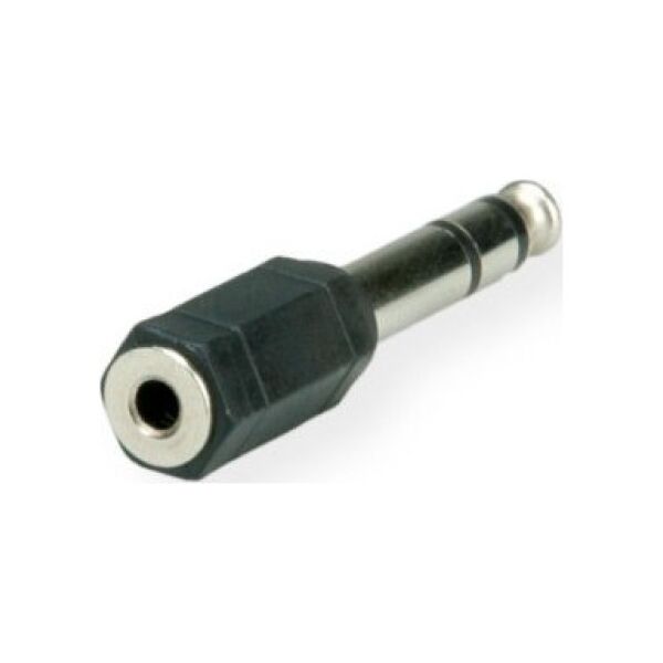 Adapter AV Roline Adapter stereo ROLINE 6,35 mm męski - 3,5 mm żeński