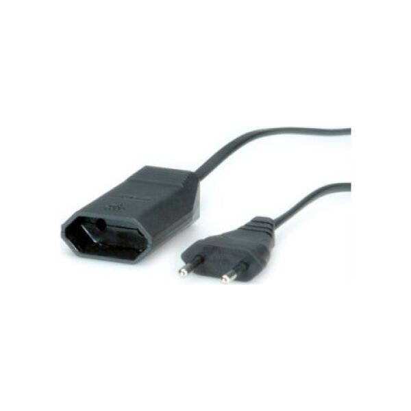 Kabel zasilający Bachmann BACHMANN Przedłużacz Euro 230V/2.5A, czarny, 5 m