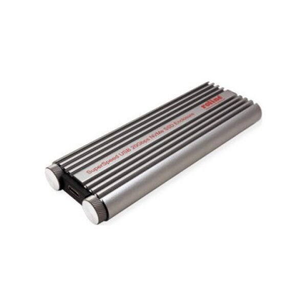Roline Zewnętrzna obudowa SSD ROLINE, M.2, NVMe na USB 3.2 Gen 2x2 Typ C