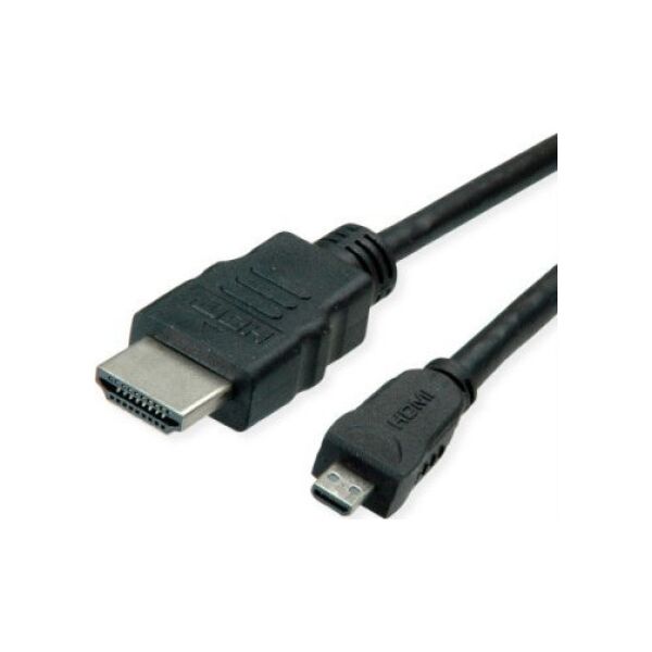 Kabel Roline ROLINE GREEN Kabel HDMI High Speed z Ethernetem, HDMI męski - Micro HDMI męski, 2 m