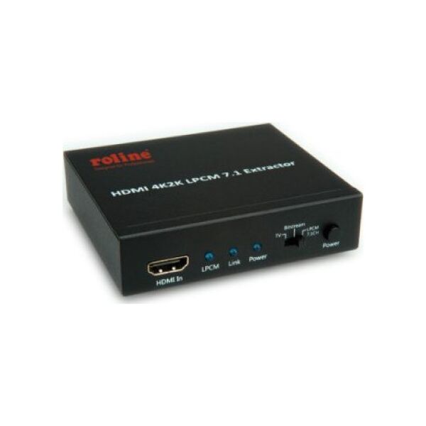 Adapter AV Roline ROLINE HDMI 4K Audio Extractor LPCM 7.1