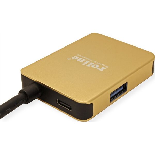 Stacja/replikator Roline Gold USB-C (12.02.1120)