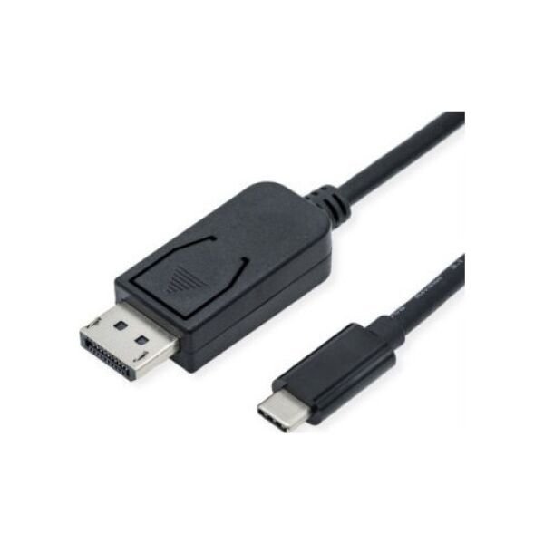 Adapter AV Roline Adapter ROLINE USB typu C - DisplayPort, v1.4, M/M, 2 m