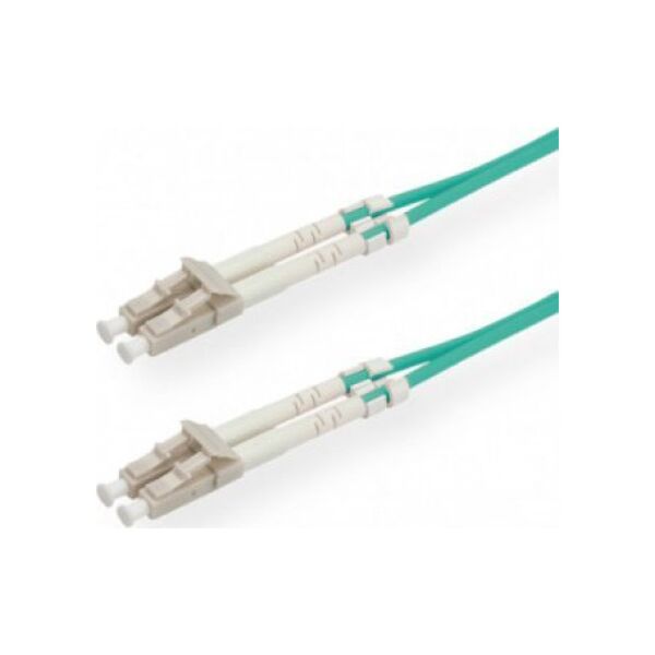 Triton Kabel światłowodowy zworkowy, 50/125m, LC/LC, OM3, turkusowy, 5 m
