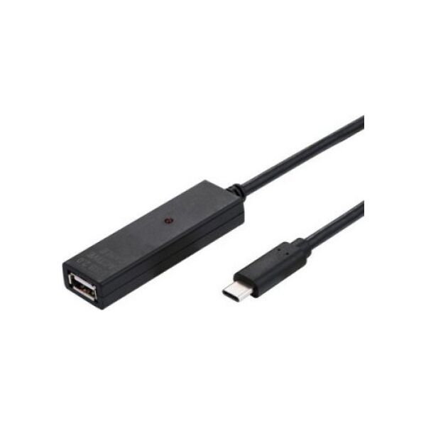 Kabel USB Value USB-A - USB-C 20 m Czarny