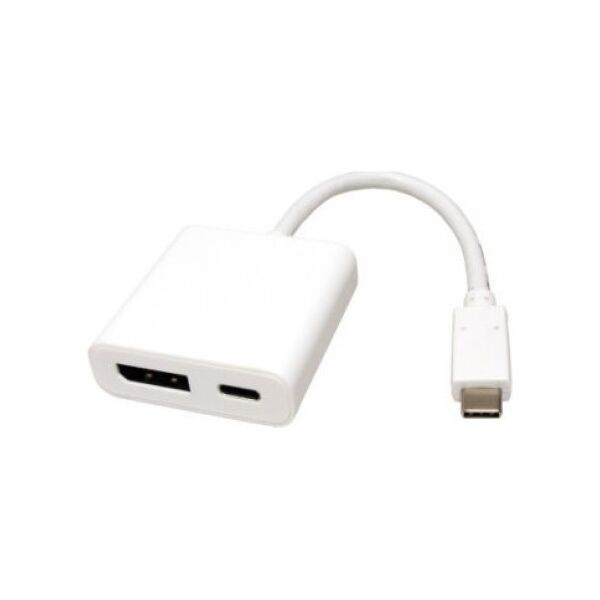 Adapter AV Roline ROLINE Display Adapter USB typu C - DisplayPort v1.2 + PD