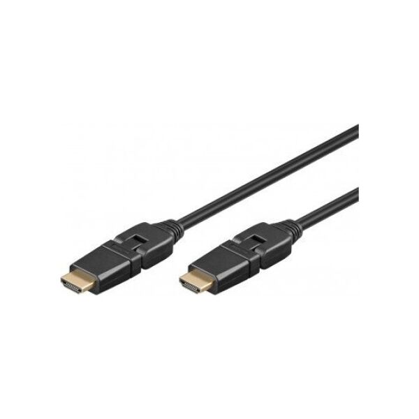Kabel Goobay Kabel HDMI 360 o dużej szybkości z Ethernetem - Długość kabla 5 m
