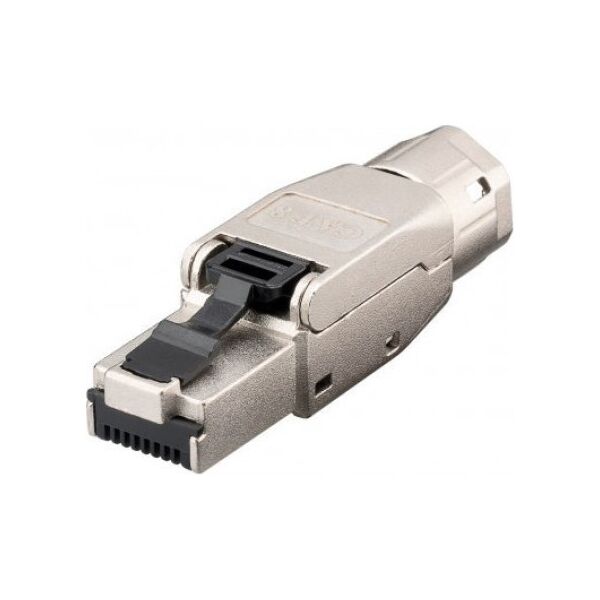 Goobay RJ45 złącze CAT 8.1, ekranowane STP, do montażu bez użycia narzędzi
