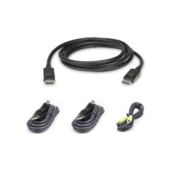 Kabel Aten Zestaw kabli DisplayPort ATEN 2L-7D02UDPX4