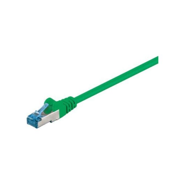 Goobay CAT 6A kabel krosowy, S/FTP (PiMF), zielony, 50 m - Długość kabla 50 m
