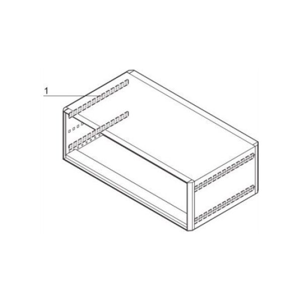 SCHROFF SCHROFF RatiopacPRO Zestaw ekranujący EMC ściana boczna do pokrywy 375 mm