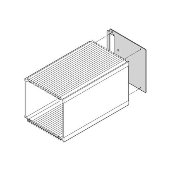 SCHROFF SCHROFF HF moduł wtykowy typu ramowego panel tylny, wgłębienie na złącze, 3 HU, 7 HU