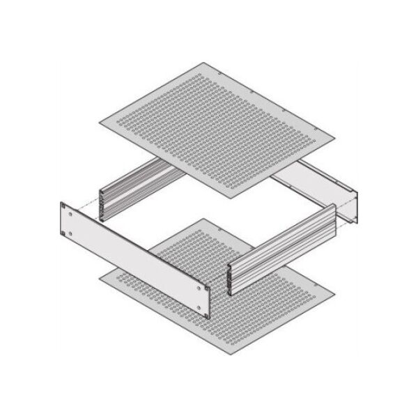 SCHROFF SCHROFF MultipacPRO Płyta osłonowa, perforowana, głębokość 340 mm