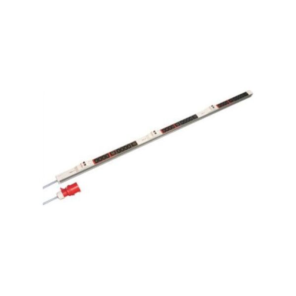 SCHROFF Listwa gniazdowa SCHROFF, IEC, 3-fazowa, 32 A, wtyczka IEC 60309, 24 x IEC C13 / 6 x IEC C19, bezpiecznik 6 x 16 A