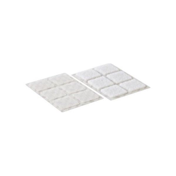 Velcro Samoprzylepny rzep VELCRO z haczykami i pętelkami 25 mm x 25 mm x 24 zestawy biały