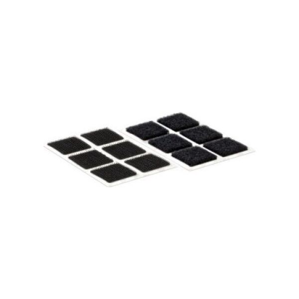 Velcro VELCRO Velcro kwadraty samoprzylepne rzep 25 mm x 25 mm x 24 zestawy czarny