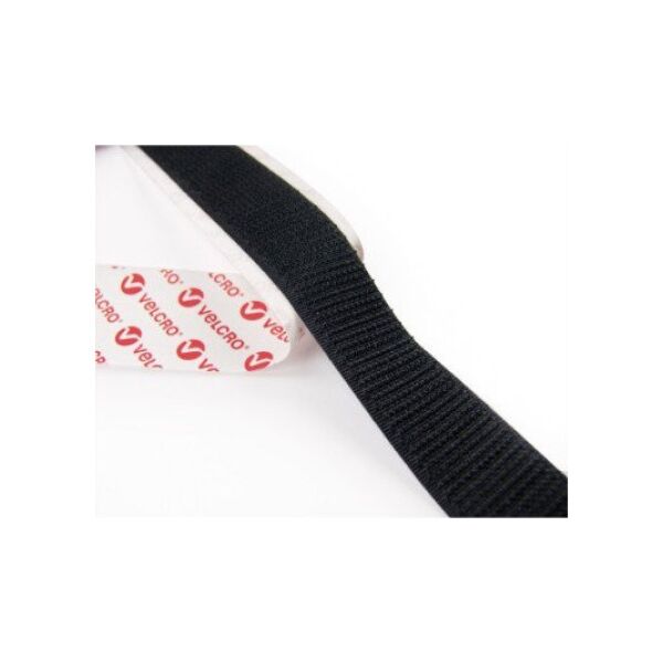 Velcro Samoprzylepny rzep VELCRO 20 mm x 10 m czarny