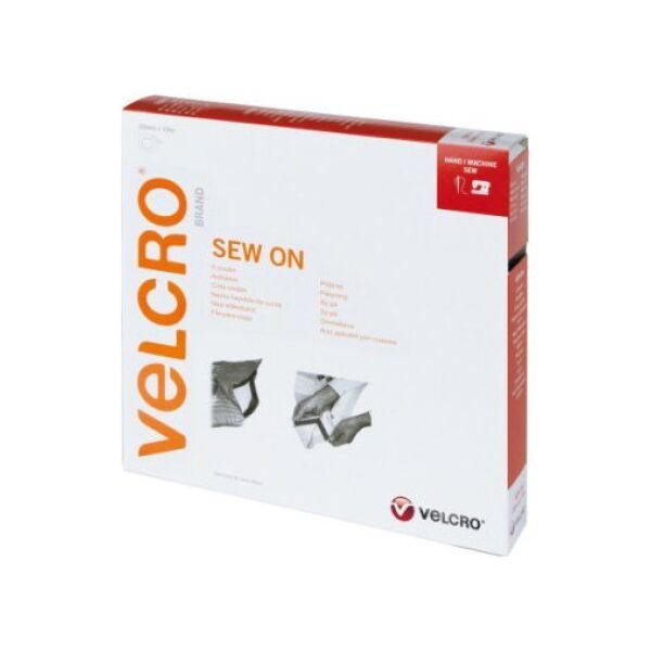 Velcro VELCRO rzep z haczykami i pętelkami do szycia 20 mm x 10 m czarny