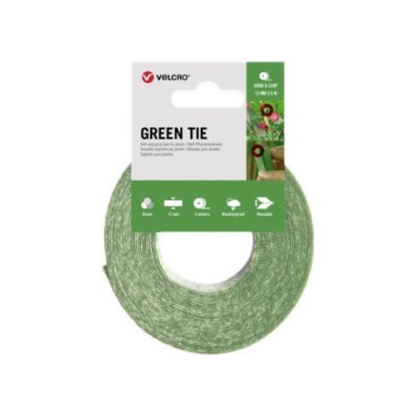 Velcro VELCRO Green Tie 5m taśma samozaciskowa 12mm zielona