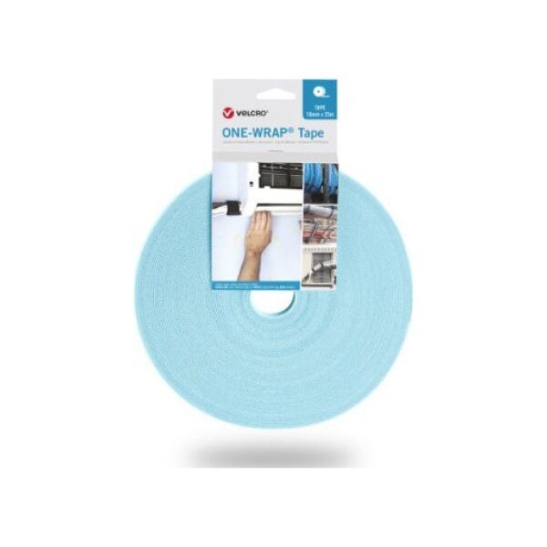 Velcro Taśma VELCRO One Wrap o szerokości 13 mm, turkusowa, 25 m