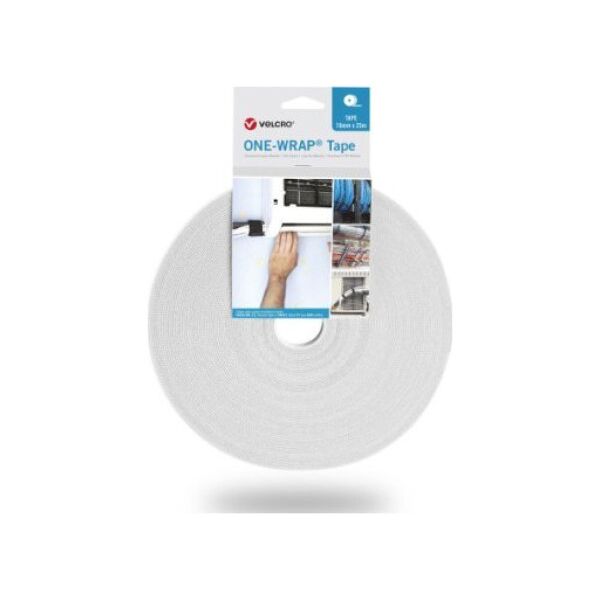 Velcro Taśma VELCRO One Wrap 16 mm, biała, 25 m