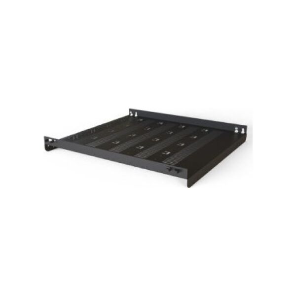 SCHROFF Półka SCHROFF Varistar 19'', stacjonarna, 75 kg, RAL 7021, 600W 700D