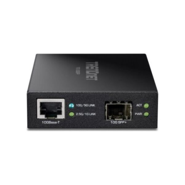 TRENDnet Konwerter mediów TRENDnet TFC-10GSFP, 10GBASE-T na światłowód SFP+