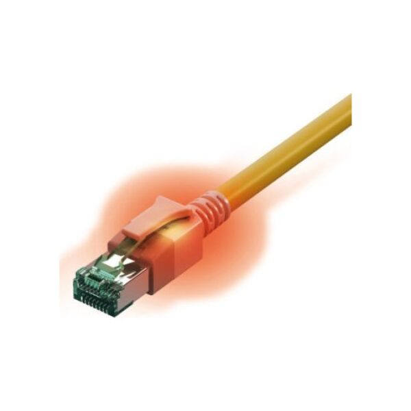 SACON Kabel saCon S/FTP kat. 6A (klasa EA), LSOH, żółty, 0,5 m