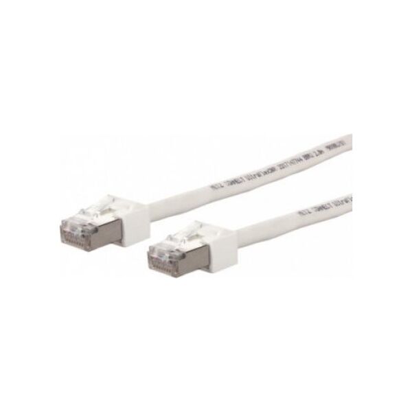 Metz METZ CONNECT patchkabel Cat.6 (Klasse E) S/FTP, Ultraflex500 VoIP, AWG 26, LSOH, wit, 15 m