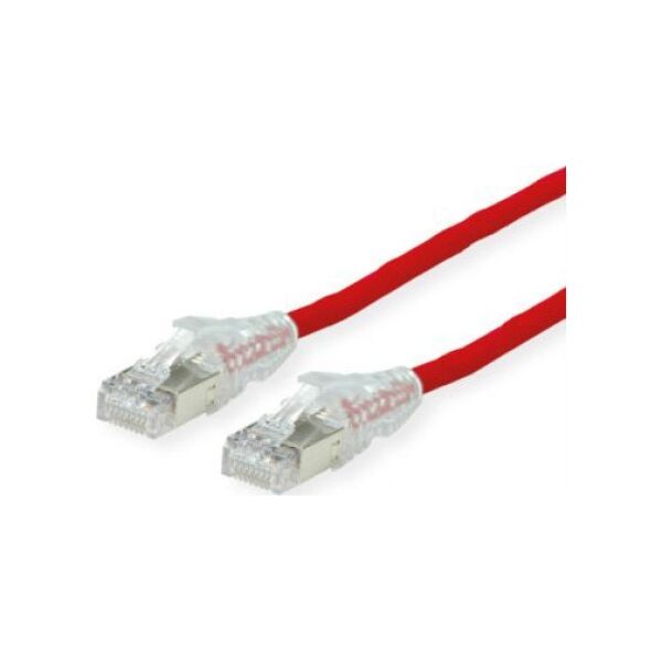 DTWYLER DTWYLER Kabel krosowy Kat.6A (klasa EA) S/FTP, CU 7702 flex LSOH, AMP v2, rot, 7,5 m
