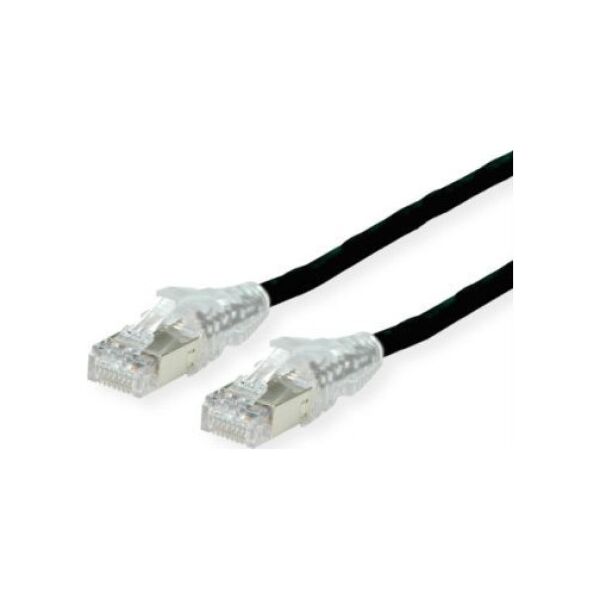 DTWYLER Kabel krosowy DTWYLER kat. 6A (klasa EA) S/FTP, CU 7702 flex LSOH, AMP v2, czarny, 20 m