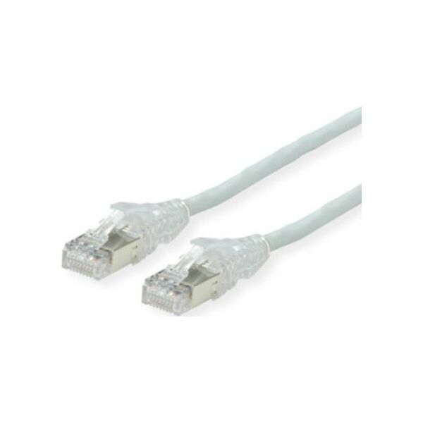 DTWYLER Kabel krosowy DTWYLER kat. 6A (klasa EA) S/FTP, CU 7702 flex LSOH, AMP v2, krzyżowy, szary, 3 m